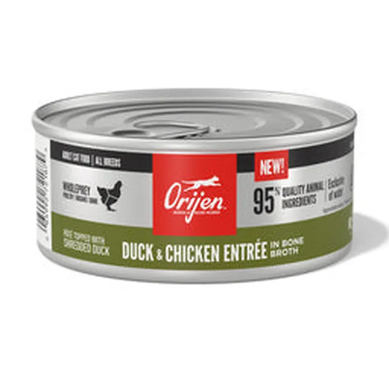 ORIJEN Duck + Chicken Entre in Bone Broth, 5.5oz
