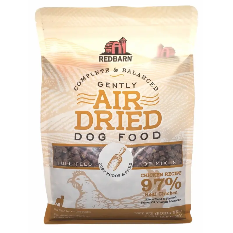 Redbarn 2 lbs Grain Free Air Dried Chicken Recipe Dog Food
