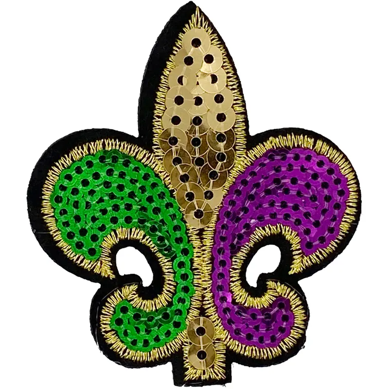 Mardi Gras Fleur de Lis - Patch