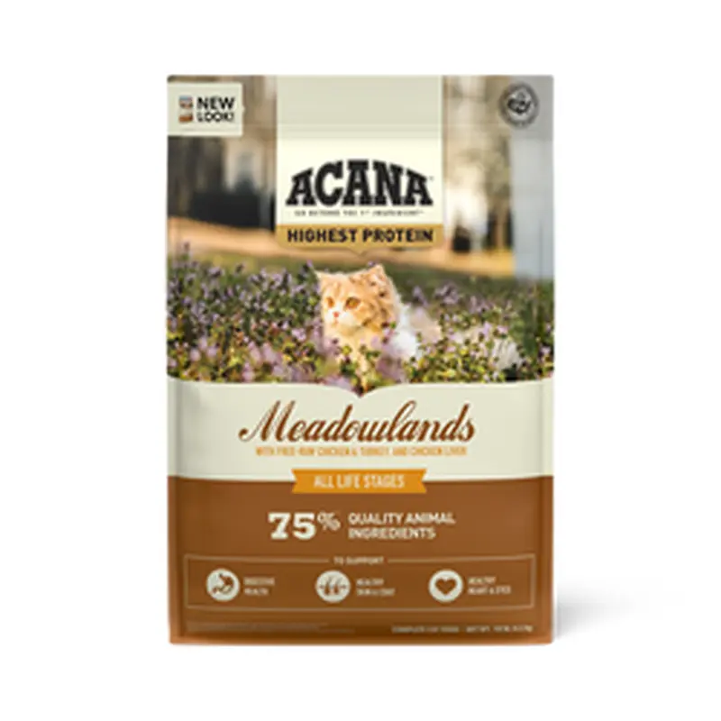 Acana All Life Stages Grain Free Meadowland Cat Food (4lb)