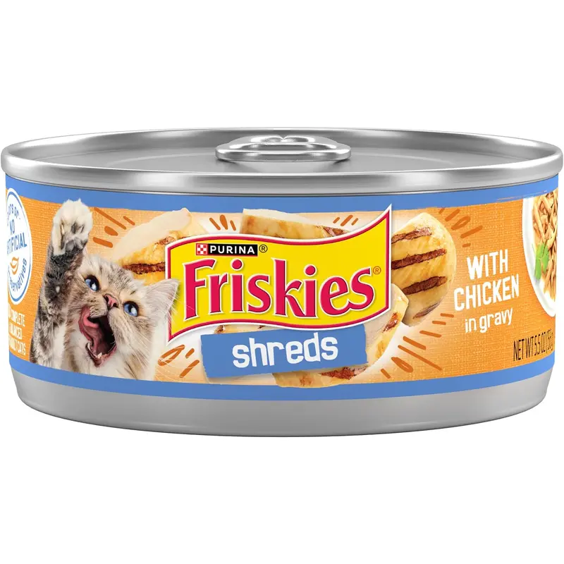 Friskies Shreds Chicken in Gravy Wet Cat Food (5.5oz)
