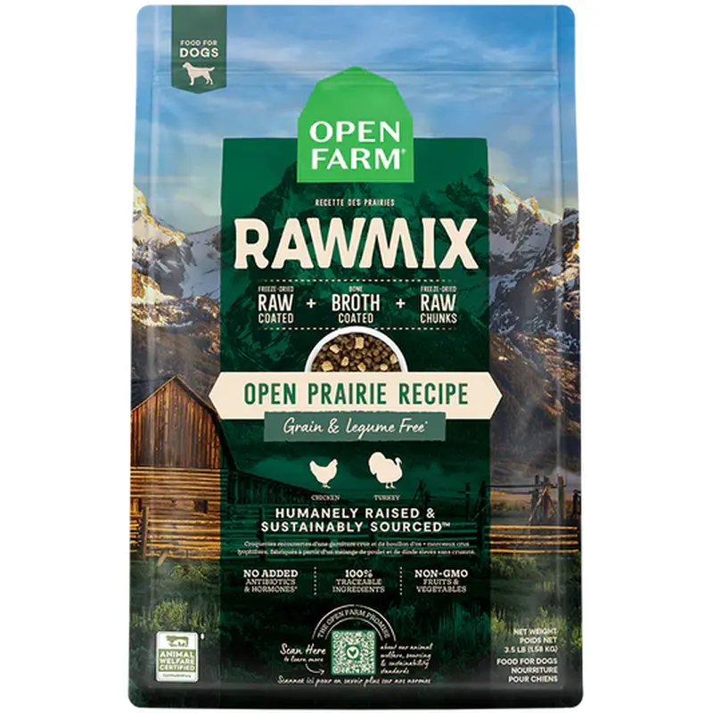 Open Farm Raw Mix Grain Free Open Prairie