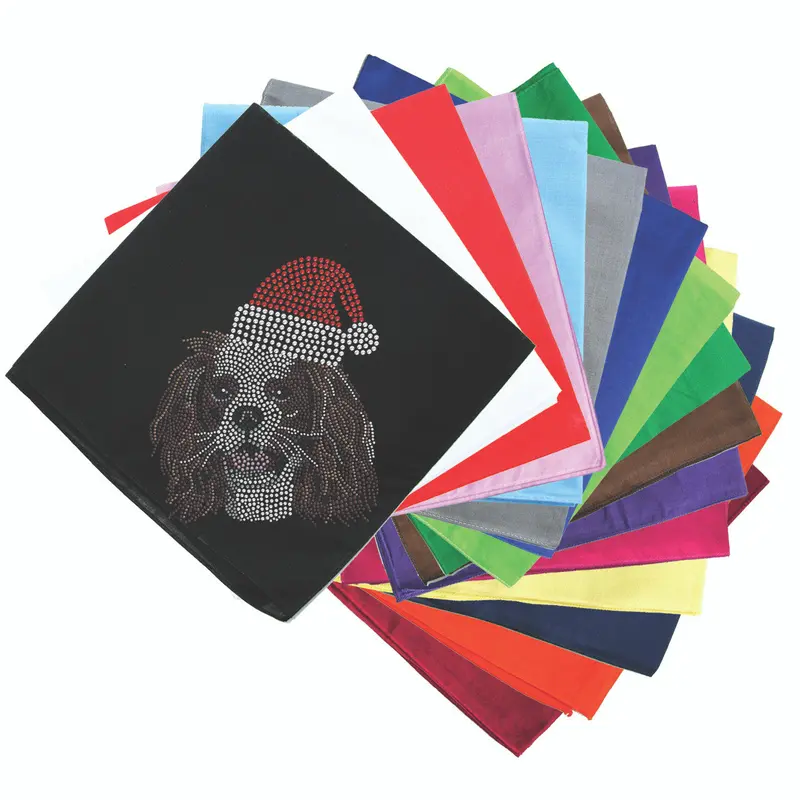 Cavalier King Charles Spaniel with Santa Hat - Bandana