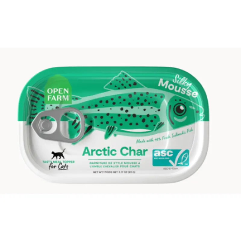 Open Farm Grain Free Arctic Char Topper For Cats 3.17 oz