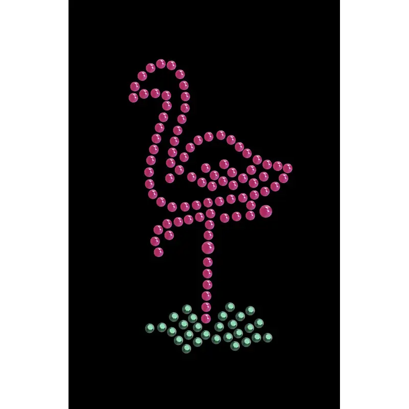 Pink Flamingo in Grass (Small) - Bandanna