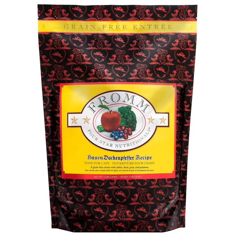Fromm 4 Star Grain-Free Hasen Duckenpfeffer Dry Cat Food