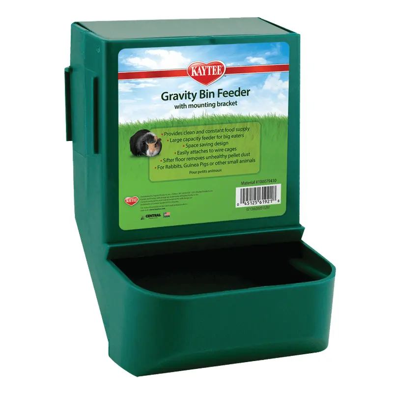 Kaytee Gravity Bin Feeder with Bracket