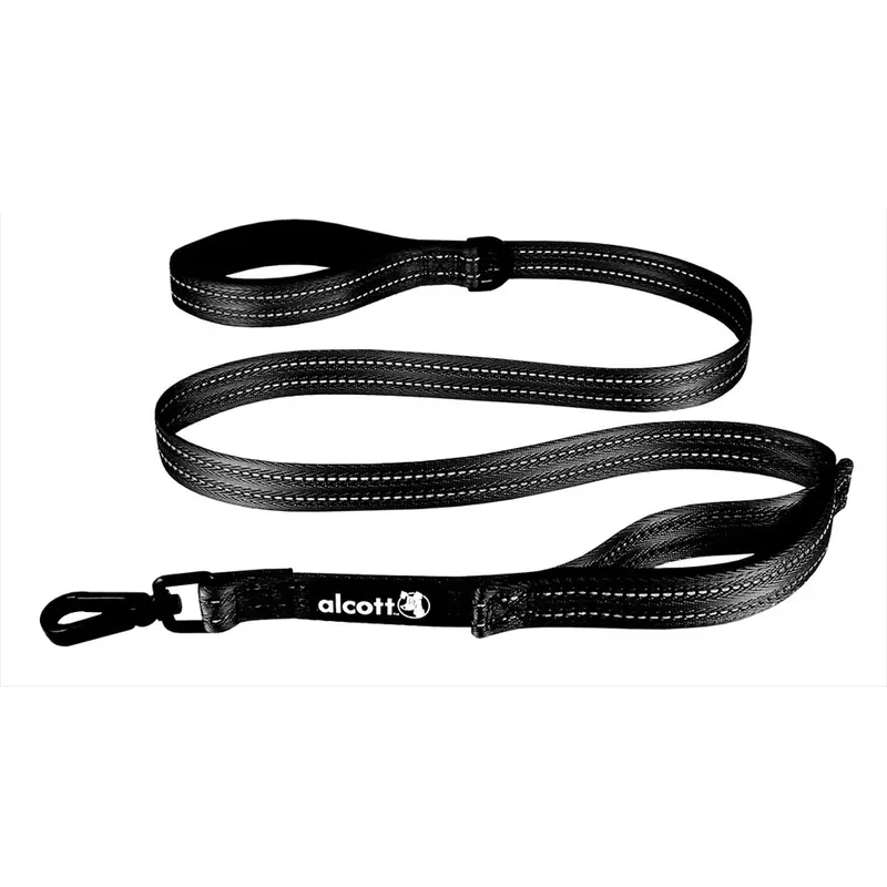 Alcott Traffic Dog Leash - 5' - Black