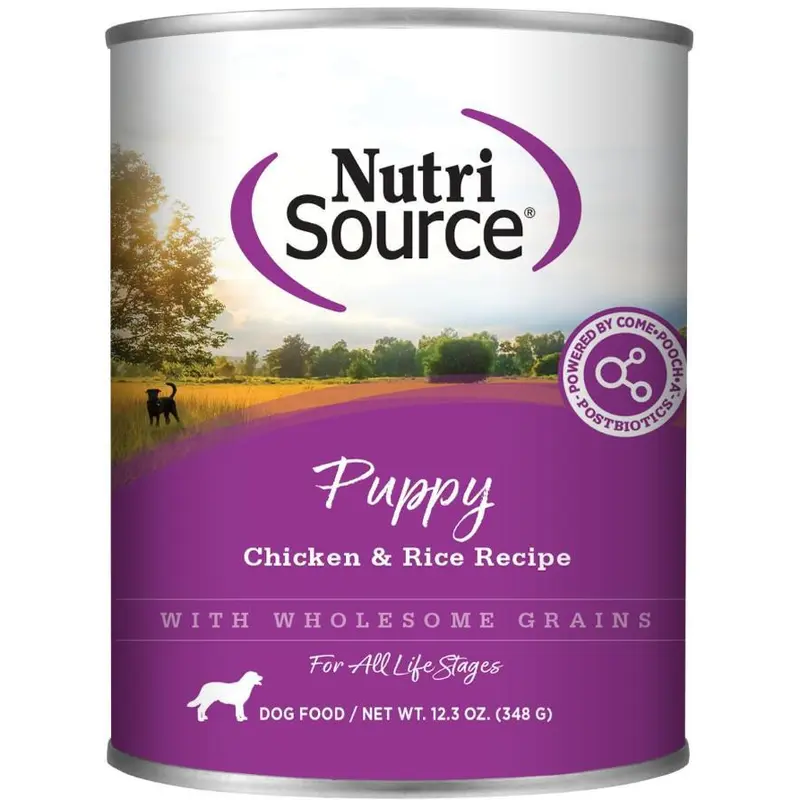 Nutrisource Chicken & Rice Puppy Cans 12.3oz