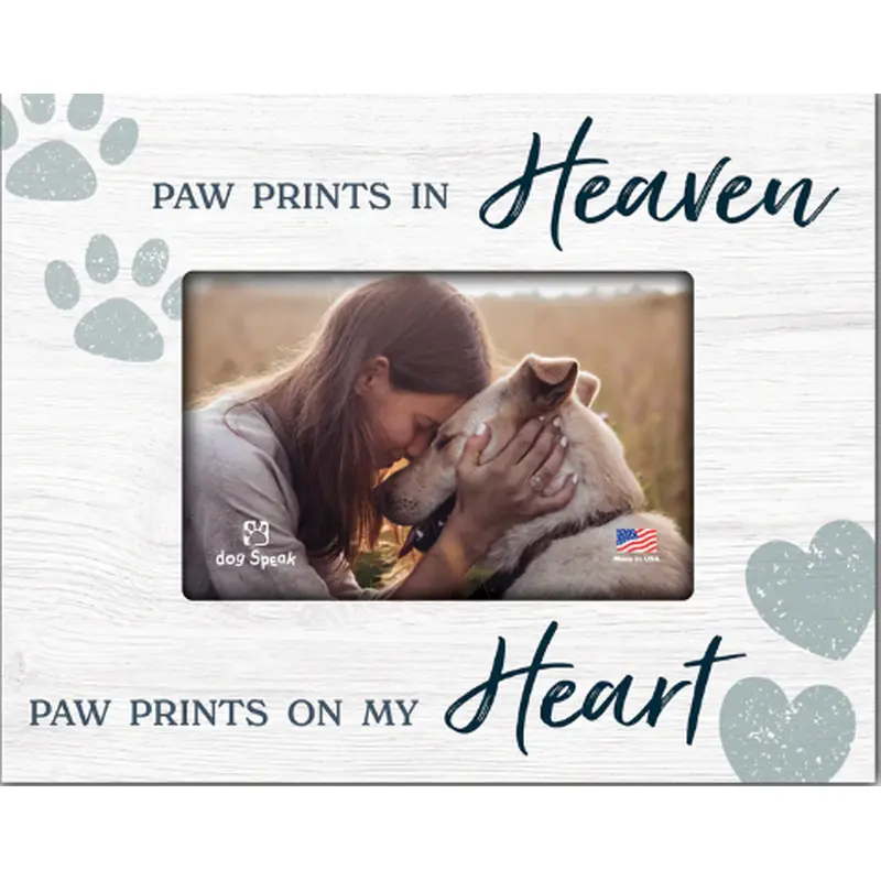 Paw Prints on My Heart Frame