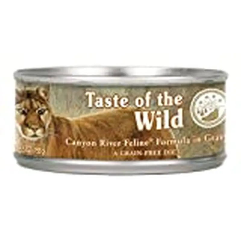 Taste of the Wild Canyon River Grain-Free Wet Canned Cat Food with Trout & Smoked Salmon 5.5 Oz