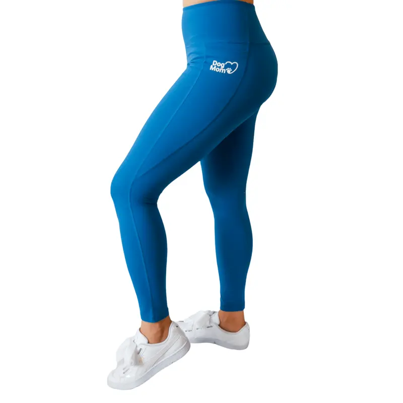 Dog Mom Everyday Leggings - Blue