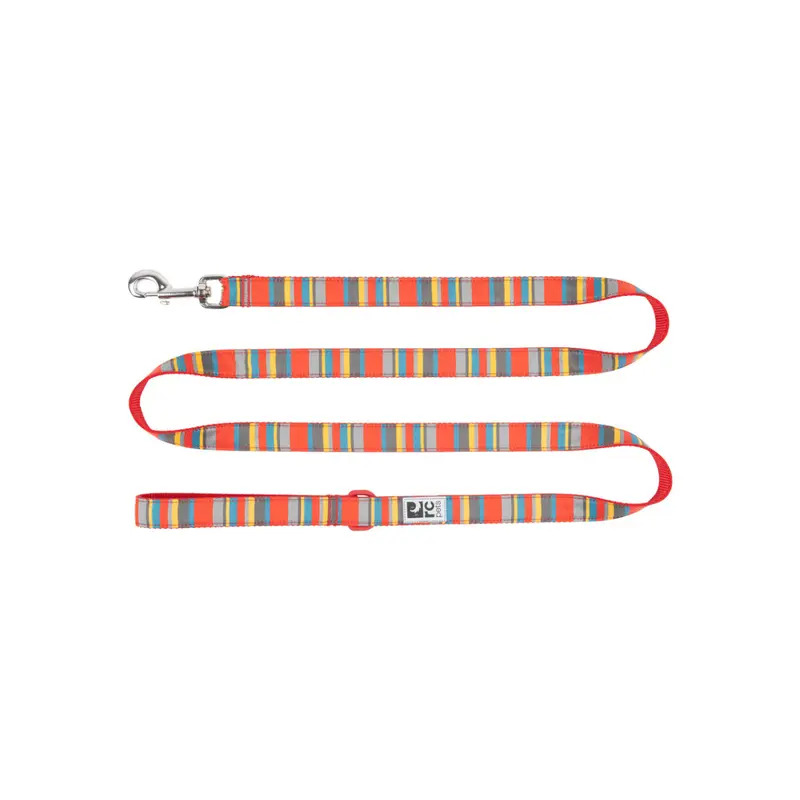RC PETS Dog Leash, Multi Stripes, 3/4"x6'