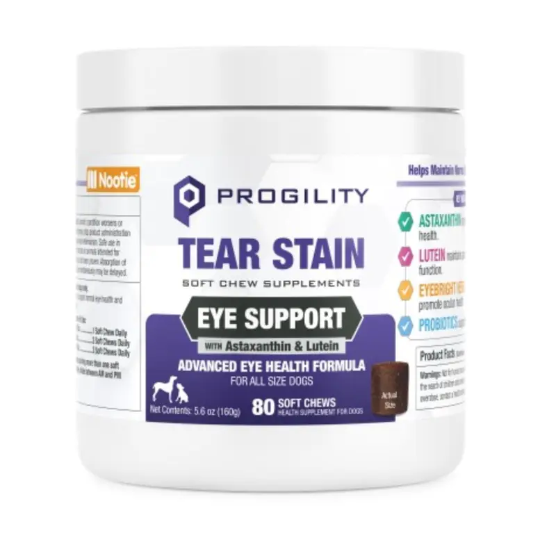 Nootie Progility Tear Stain Eye Support Soft Chew 80 ct
