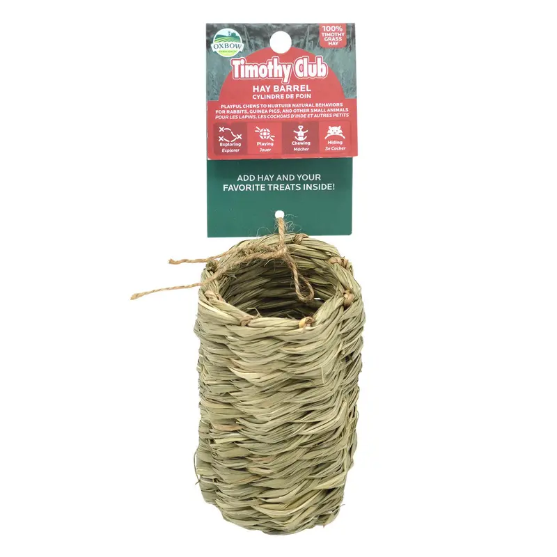 OXBOW TIMOTHY CLUB HAY BARREL EACH