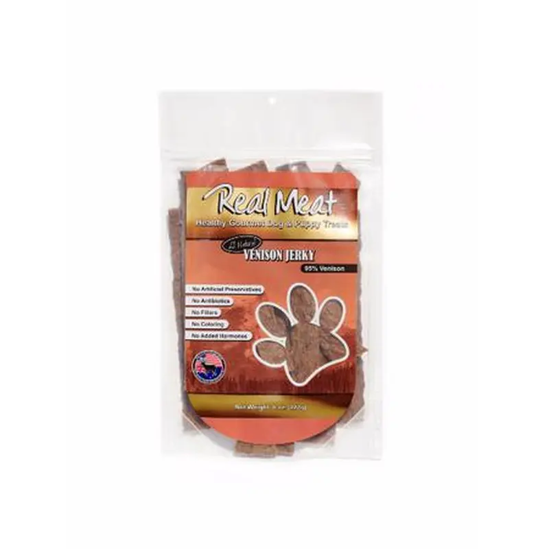 Real Meat Dog Treat Venison 4 oz