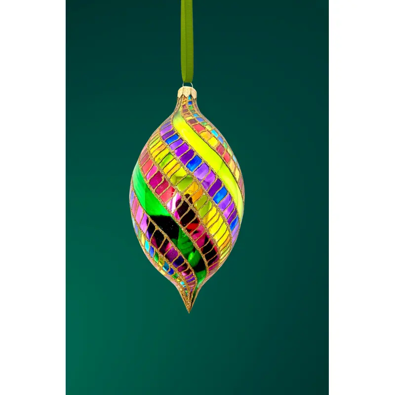 Big Money Spinner Glass Ornament