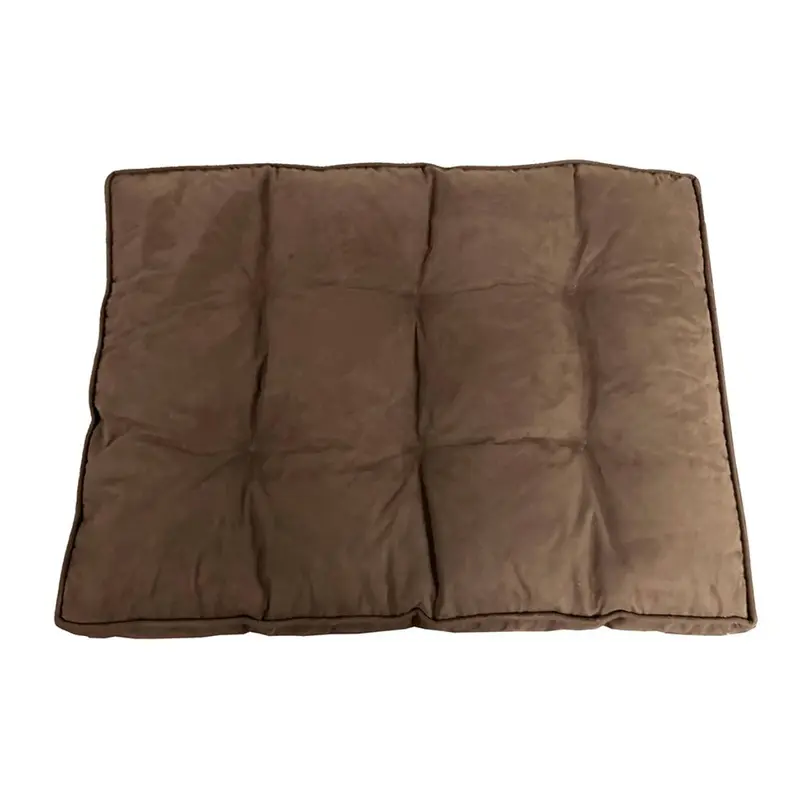 Ethical Pet Sleep Zone Luxe Faux Sued Pillow 38" Chocolate