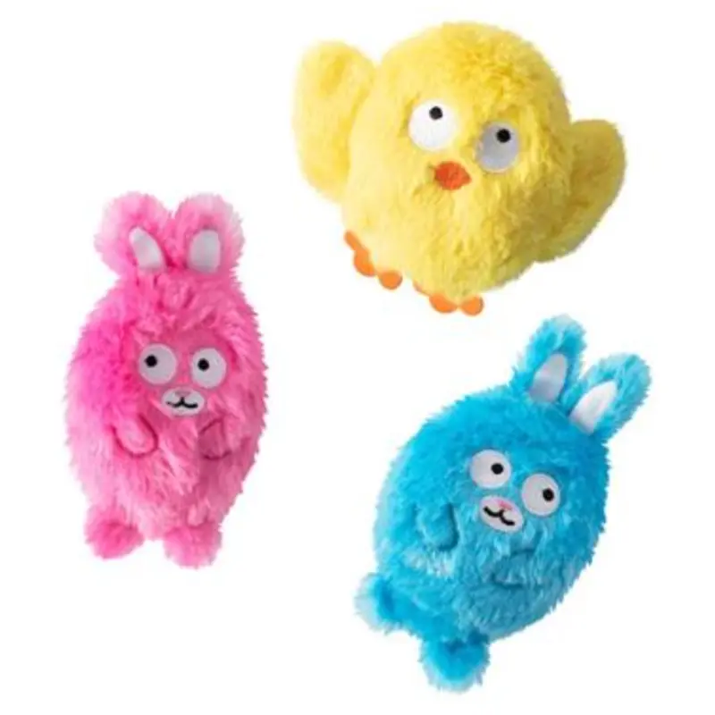 Fringe Hop, Skip, and a Jump Small Plush Dog Toys Set Of 3