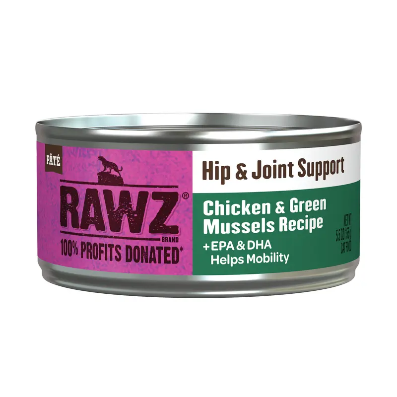 Rawz Hip & Joint Chicken & Green Mussels Cat Canned 5.5oz