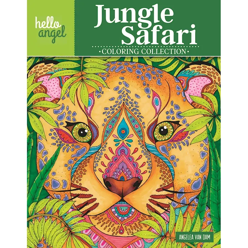 Hello Angel Jungle Safari Coloring Collection