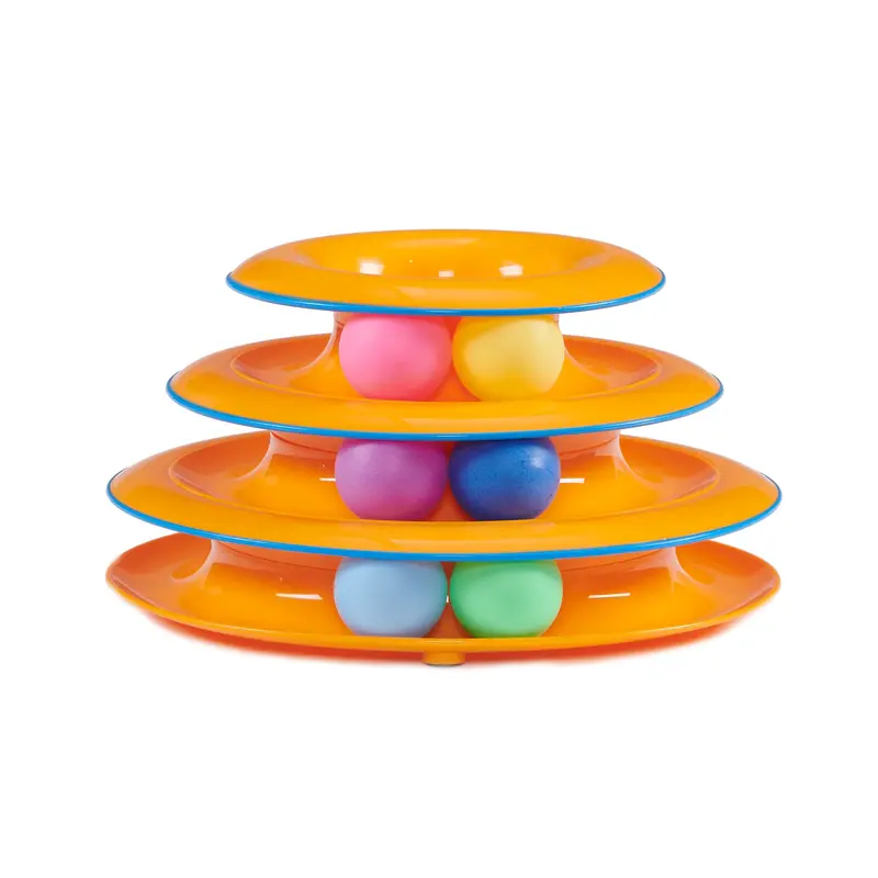 Petstages Tower of Tracks Cat Toy Orange
