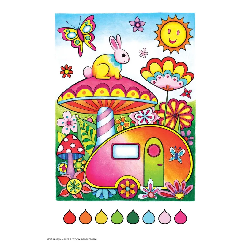 Don't Worry, Be Happy Coloring Book Treasury