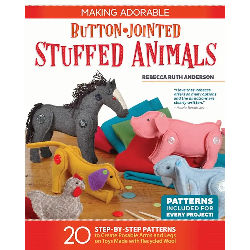 Making Adorable Button-Jointed Stuffed Animals