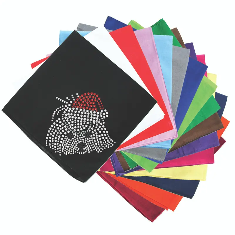Maltese Face with Santa Hat - Bandana