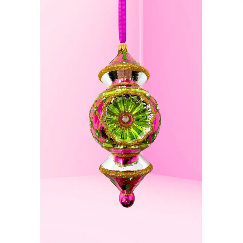 Miami Reflector Glass Ornament