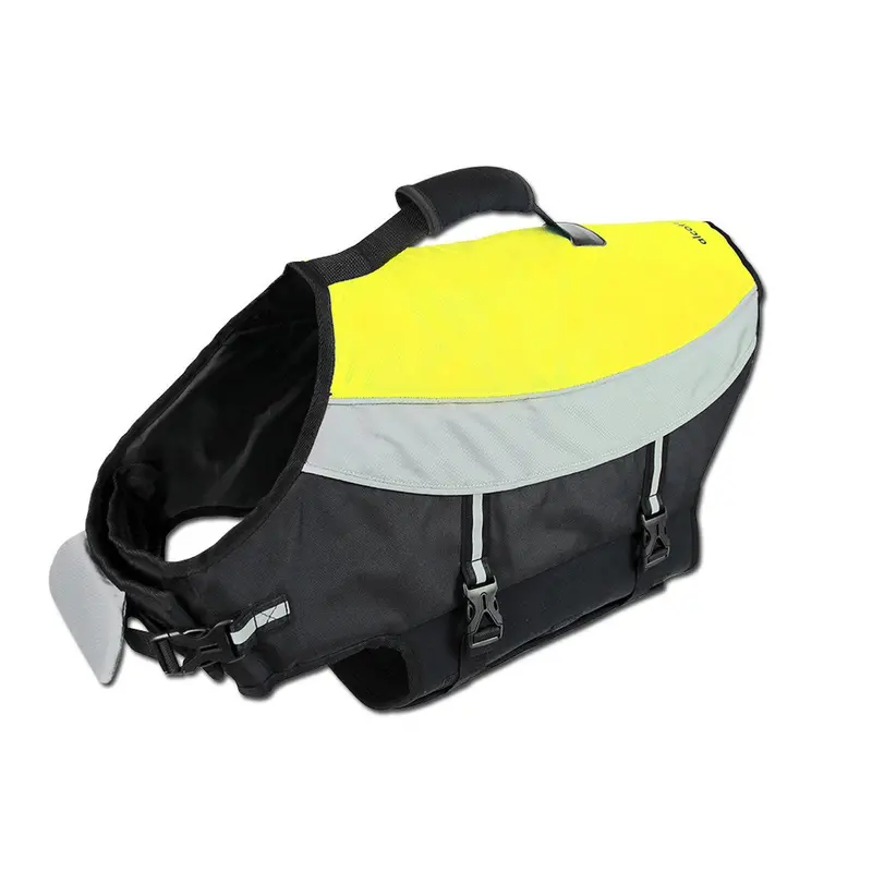 Alcott Water Adventure Dog Jacket - Small 10" x 13-17" x 14-18 - Yellow