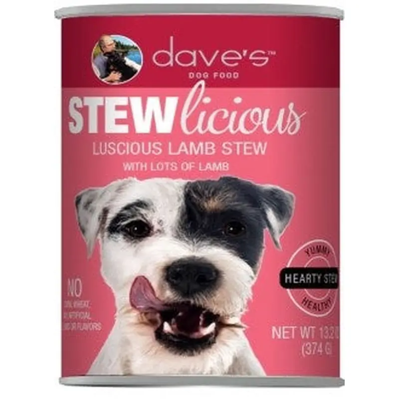Dave's Stewlicious Luscious Lamb Stew Canned Dog Food