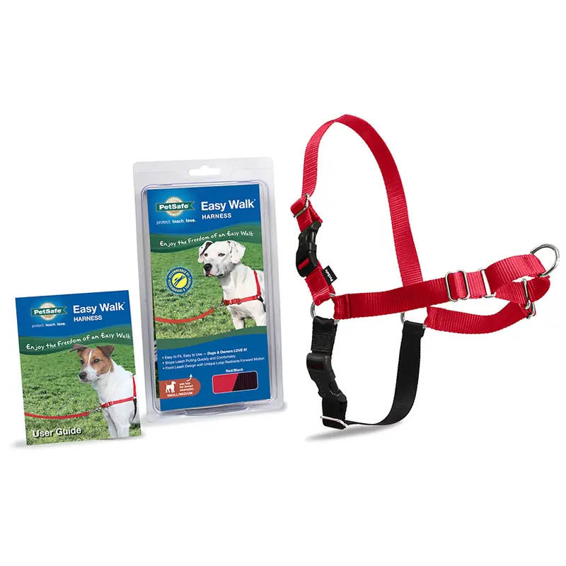 PetSafe Easy Walk Dog Harness, Small/Medium, Red