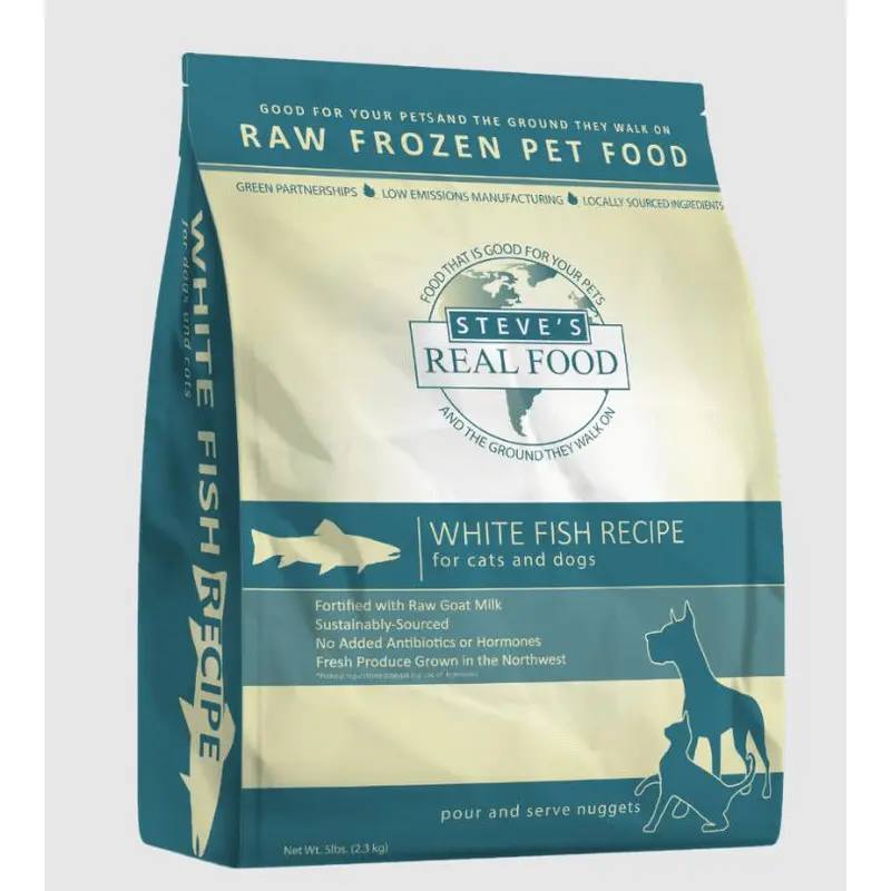 Steve's Dog Frozen Whitefish BARF Diet