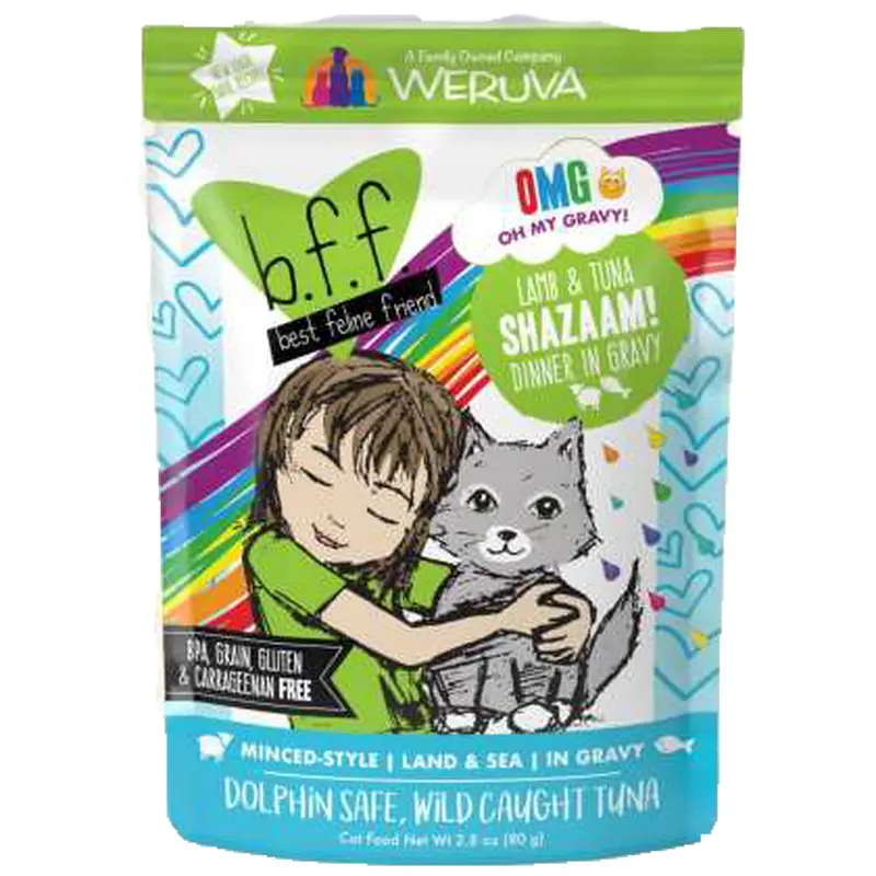 Weruva BFF OMG Shazaam! Lamb & Tuna Pouch
