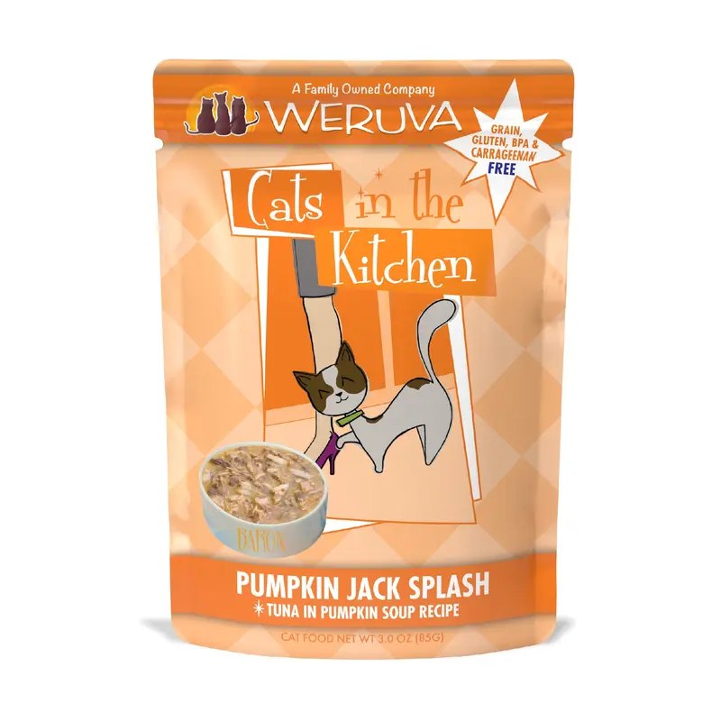 Weruva Cats in the Kitchen 3oz Pouch Cat Food Pumpkin Splash