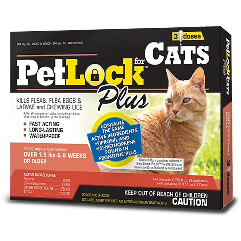 PetLock Plus Flea Prevention for Cats