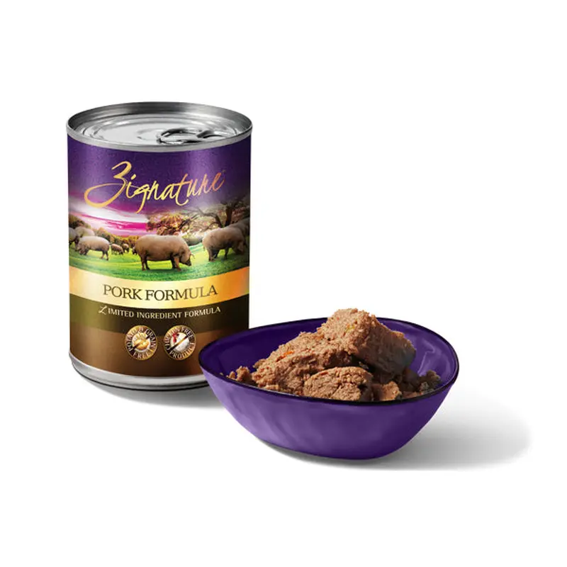 Zignature  Wet Dog Food - Pork - 13oz
