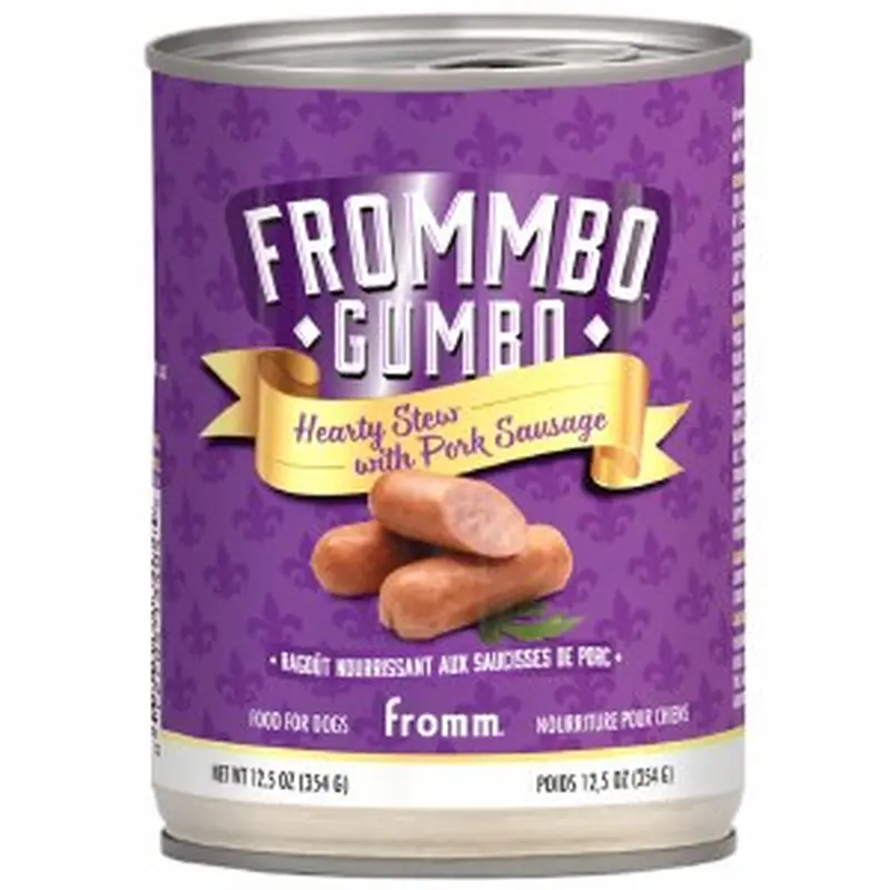 Fromm Frombo 12.5 oz Pork stew can for dogs