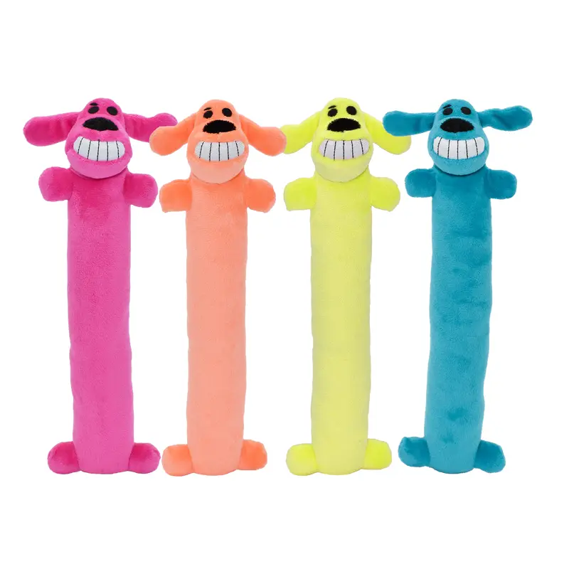 Multipet Plush Dog Toy Loofa Dog, The Original 12in Assorted