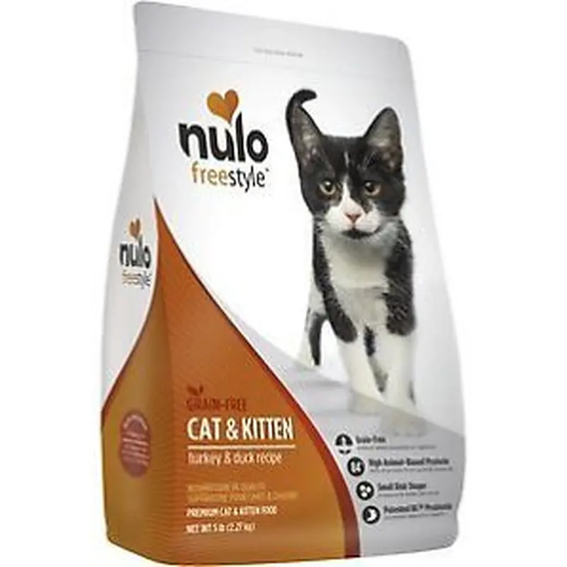 ND02063 FreeStyle Grain-Free Turkey & Duck Recipe Cat & Kitten Dry Food, 5 lbs