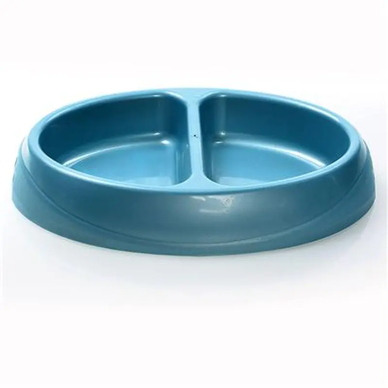 Petmate 23174 Small Double Dish Ultra-Light Microban Pet Dish