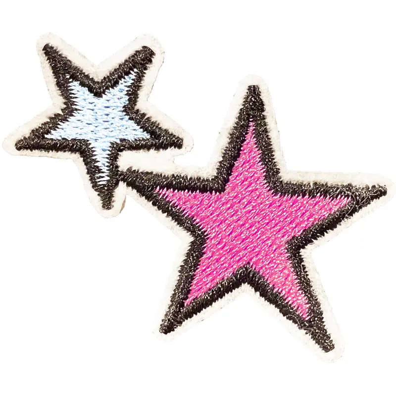 Pink & Blue Stars Patch