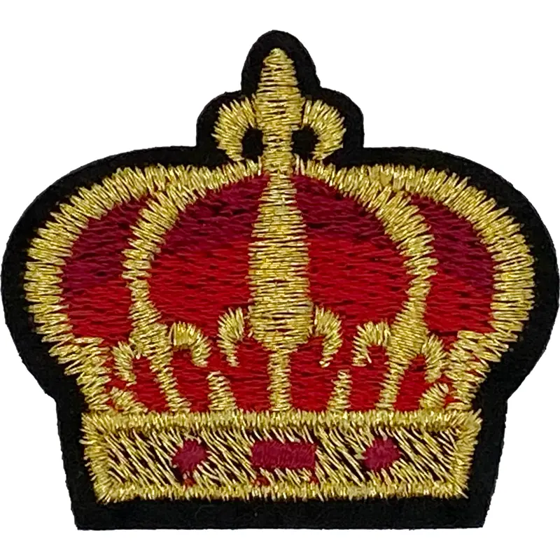 Red & Gold Crown - Patch