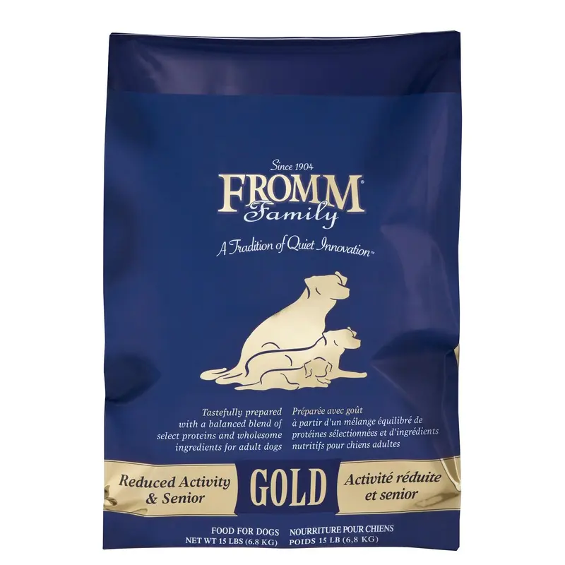 Fromm Audult Gold Reduced Activity Senior Dry Dog Food - Chicken - 15lb Bag