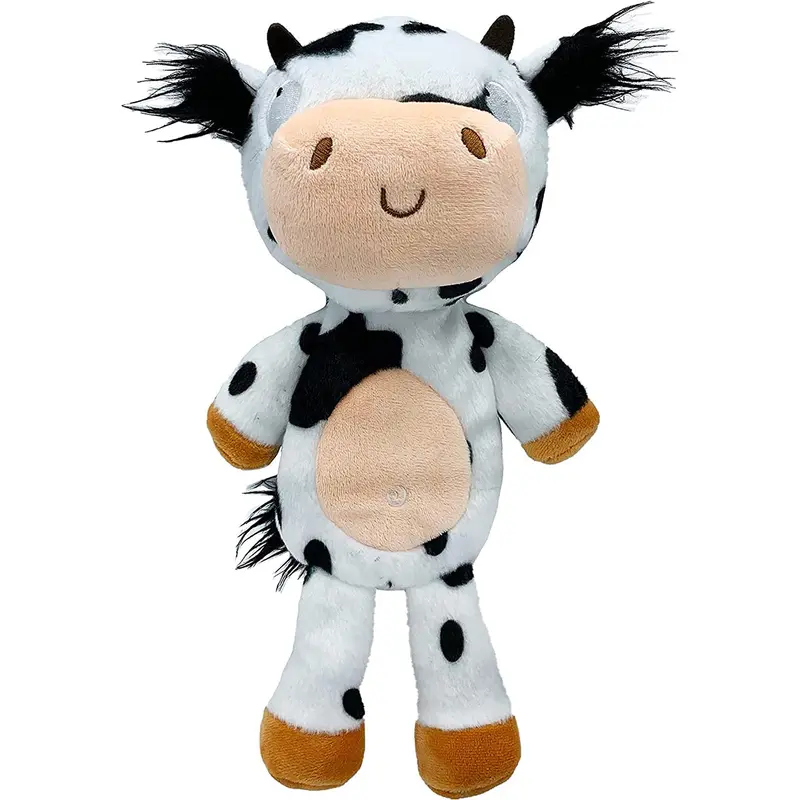 Huxley & Kent Lulubelles Power Plush Flapjacks Clarence Cow Dog Toy Small