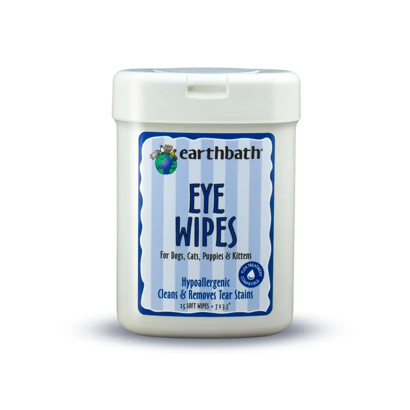 Earthbath Eye Wipes for Cat & Dog 30 Count