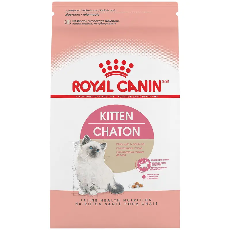 Royal Canin Kitten Dry Cat Food, 3 lb