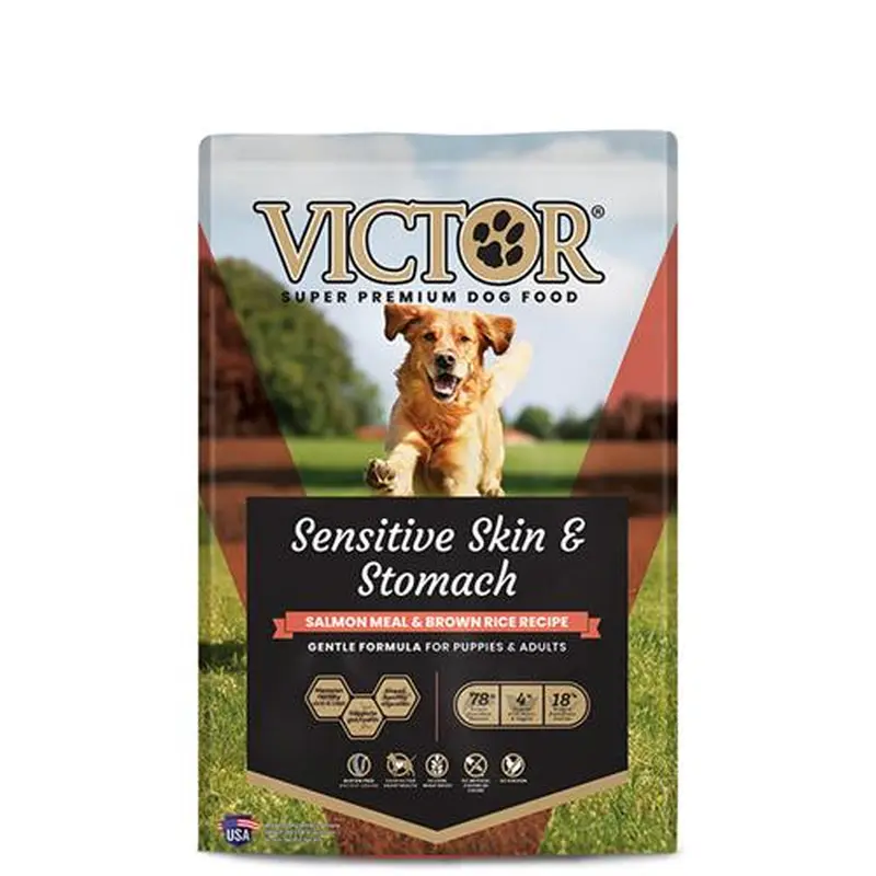 Victor Dog Food Sensitive Skin & StomachSalmon & Brown Rice 5lb