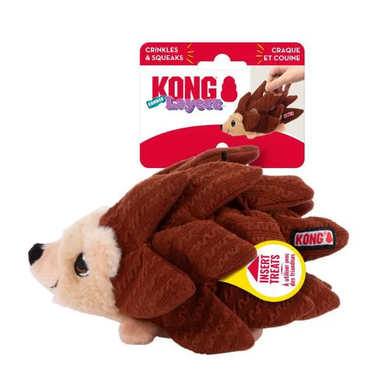 KONG Layerz Forage Dog Toy Hedgehog